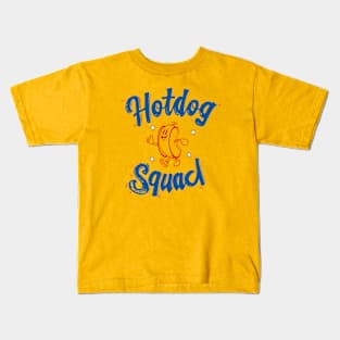 Funny Hotdog Squad 4th of July Kids T-Shirt